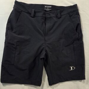 Blackfish Men's Cast Fishing Shorts in black, size 36.